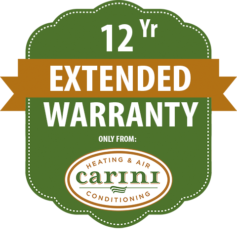 Carini mini split 12 Year Warranty