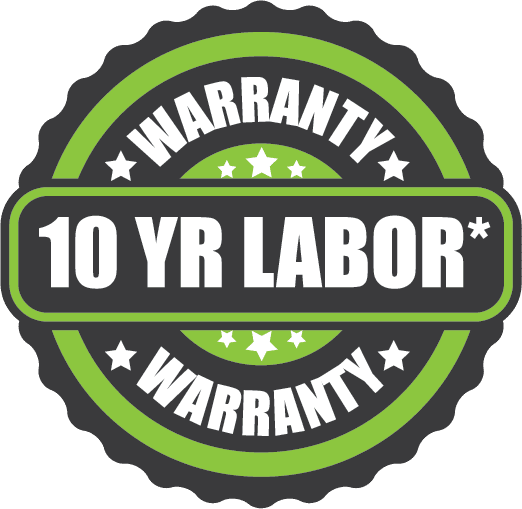 10-Year Labor Warranty